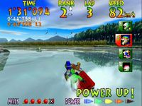 une photo d'Ã©cran de Wave Race 64 sur Nintendo 64